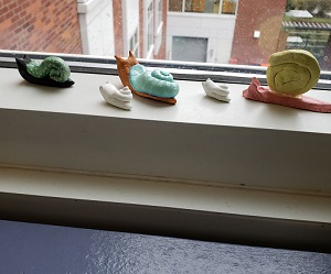 Snails on a windowsil